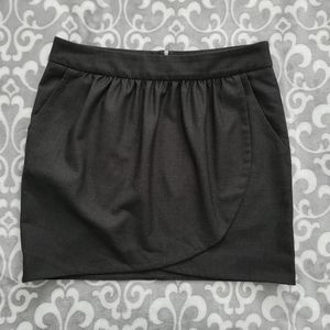 Aritizia/Talula, mini skirt, Dark charcoal gray, Size 6